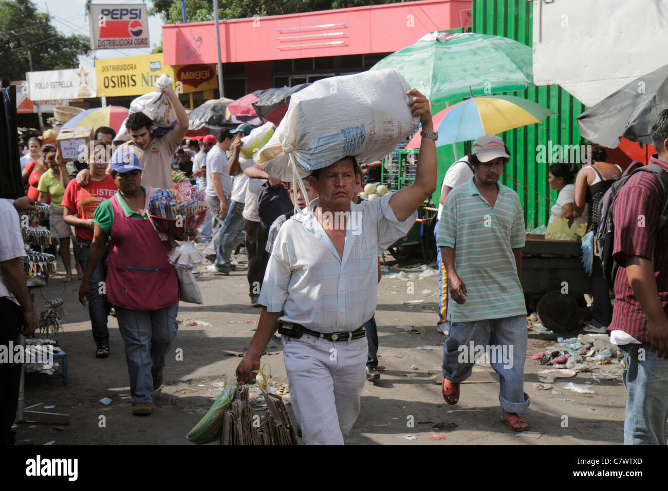 Nicaragua Central America Managua Mercado Oriental flea shopping