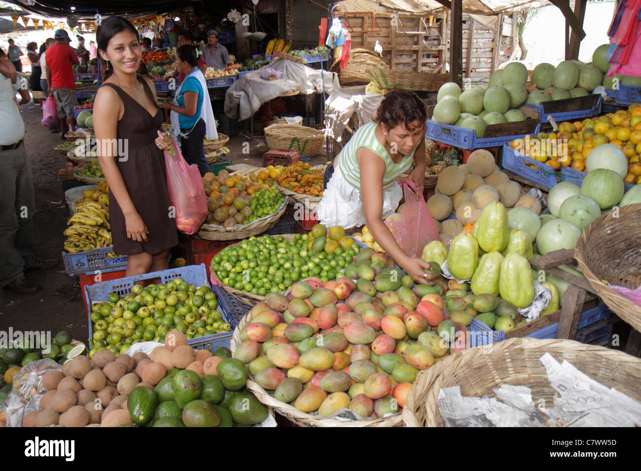 Managua Nicaragua Mercado Roberto Huembes market shopping marketplace