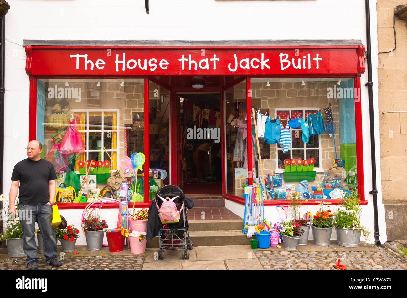 The house that Jack built shop store at Settle in North Yorkshire , England , Britain , Uk Stock Photo