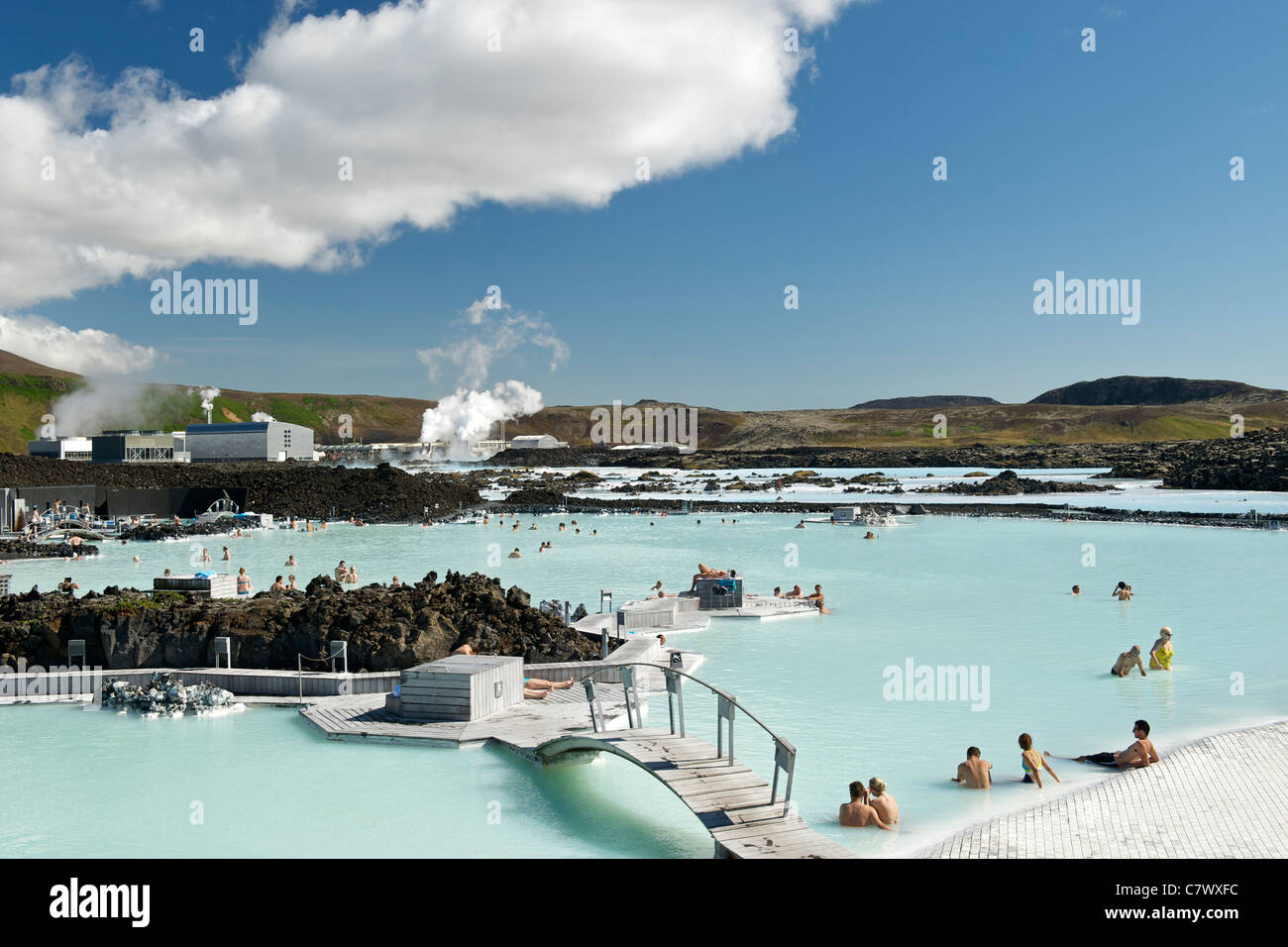 The Blue Lagoon near Reykjavik in Iceland Stock Photo Alamy