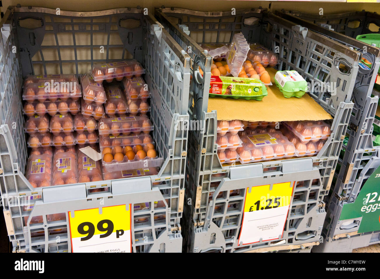 Tesco eggs hi-res stock photography and images - Alamy