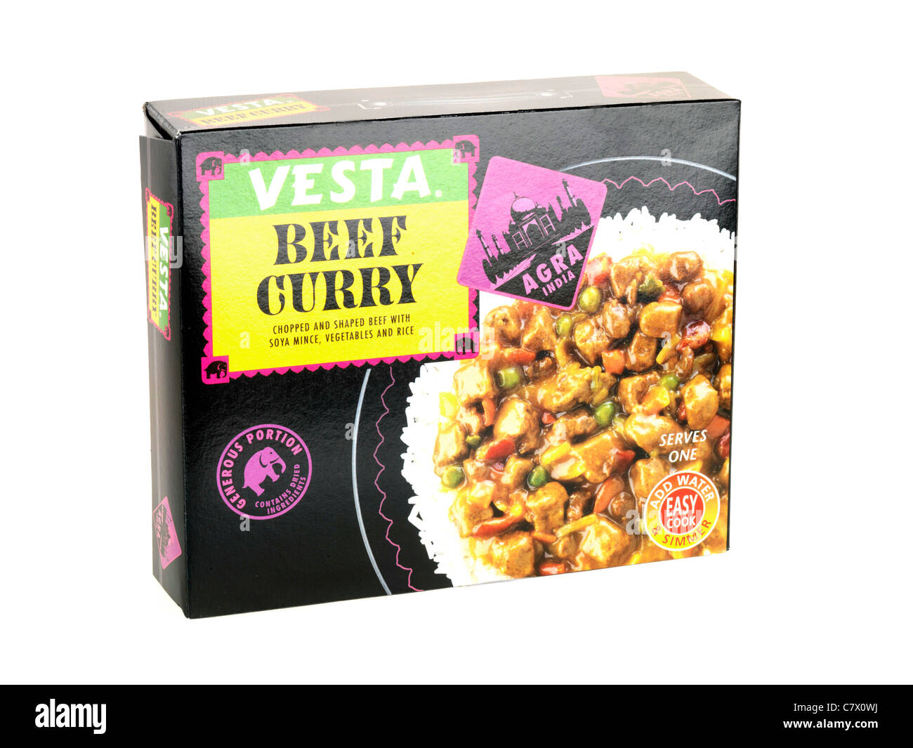 Vesta Beef Curry Stock Photo - Alamy