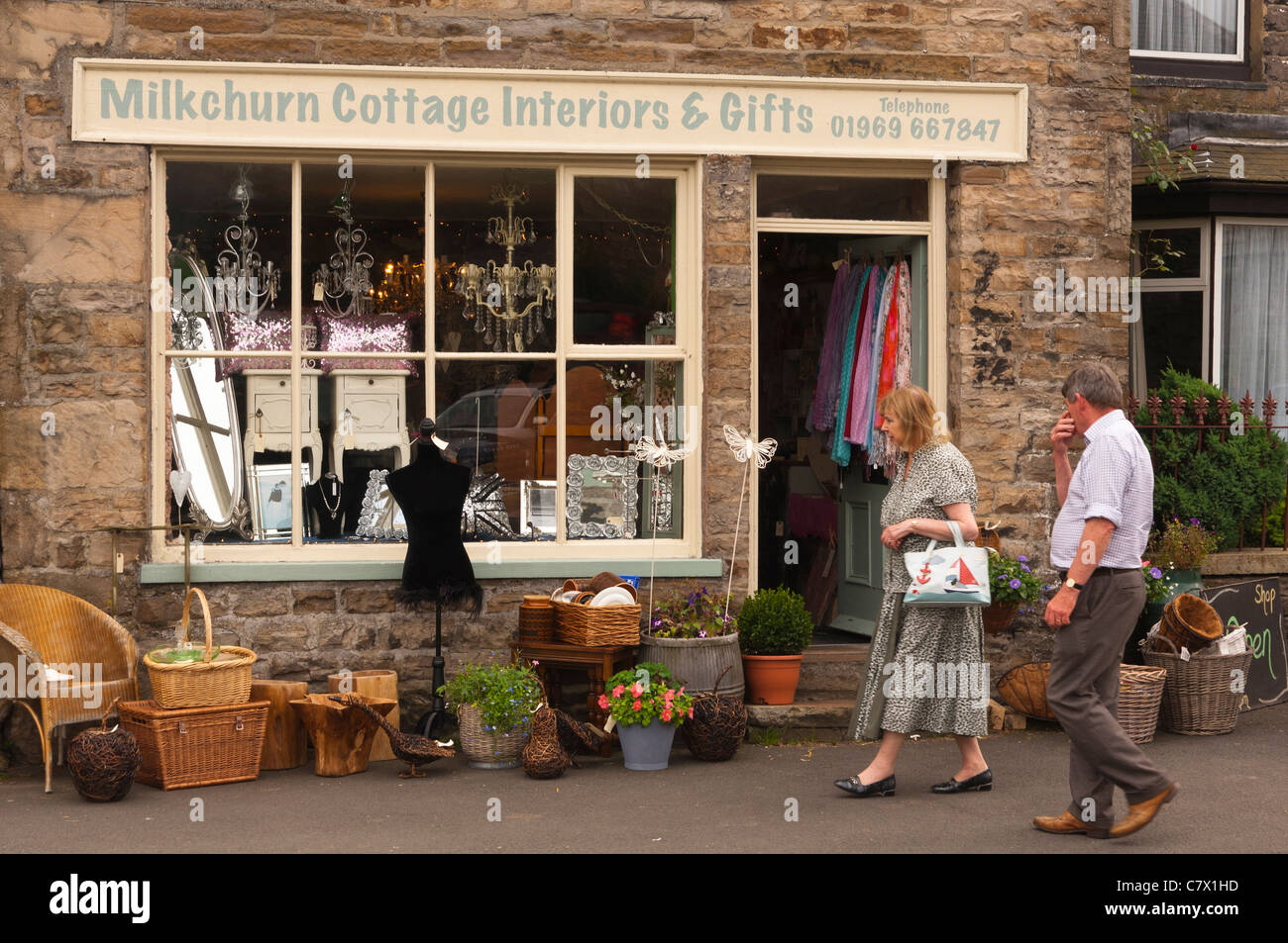 The Milkchurn Cottage Interiors And Gifts Shop Store In Hawes In