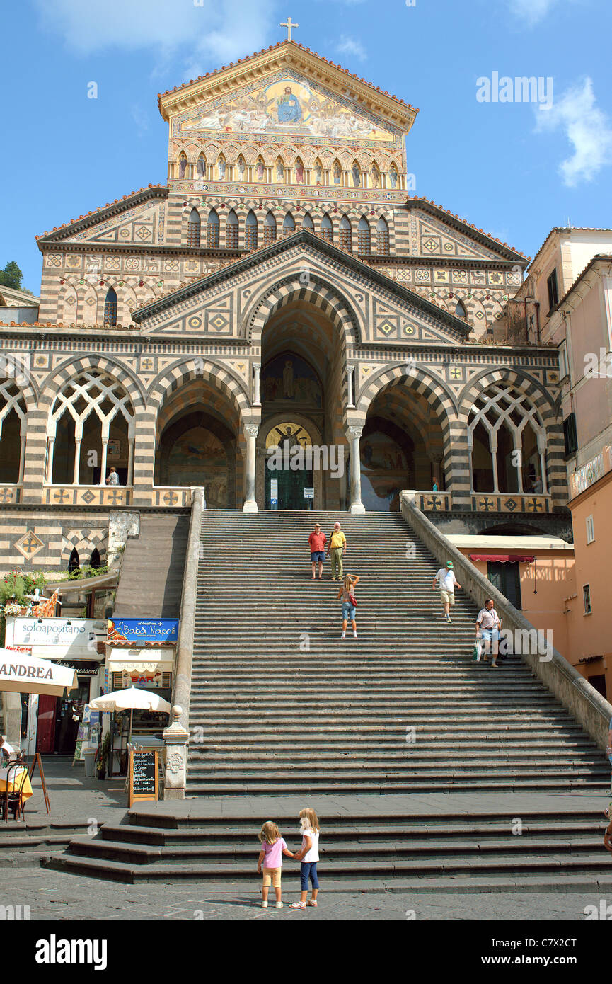 Amalfi Saint Andrew s cathedral Italy Stock Photo