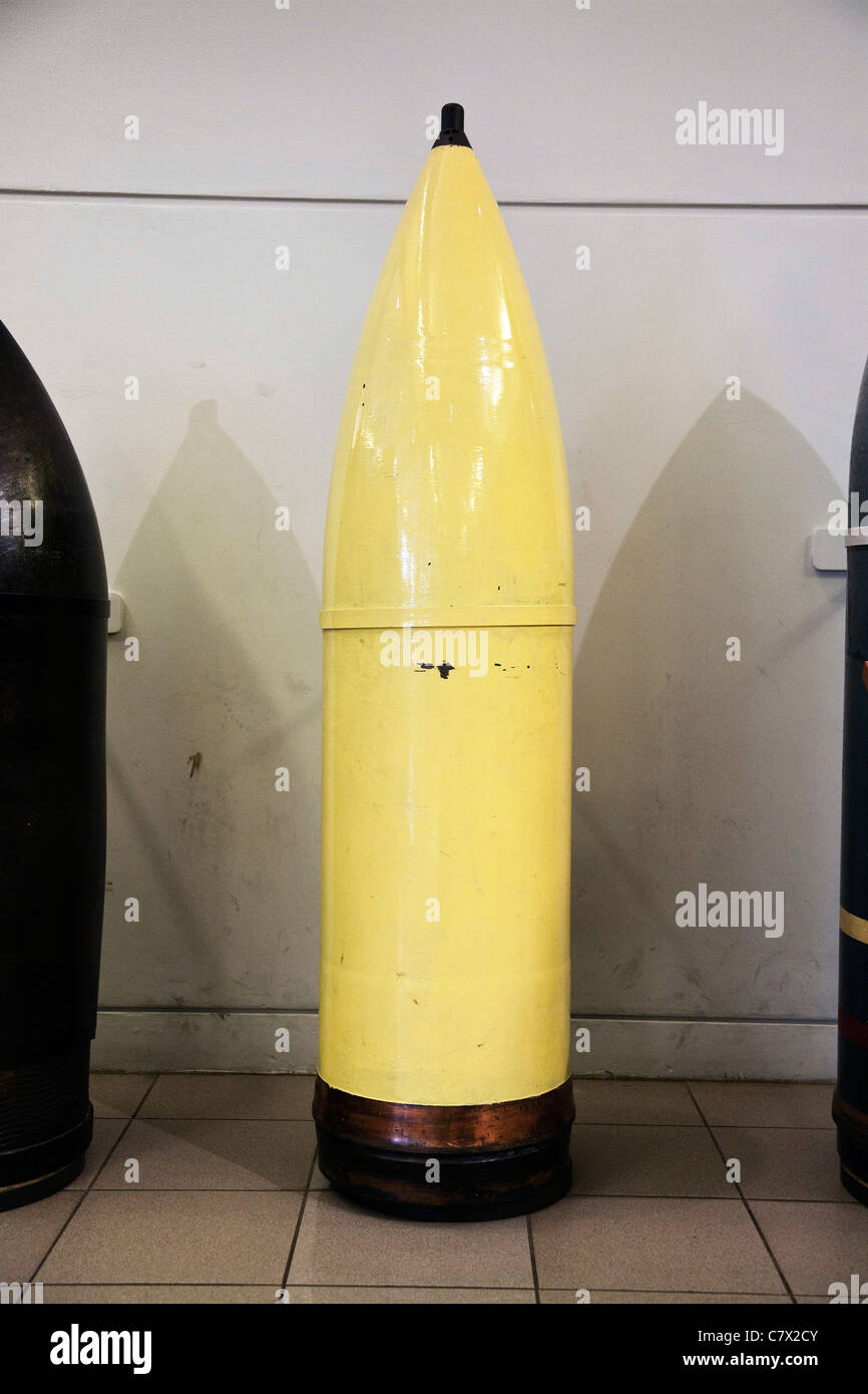 80 cm Gun Shell, Inside the Imperial War Museum in London, …