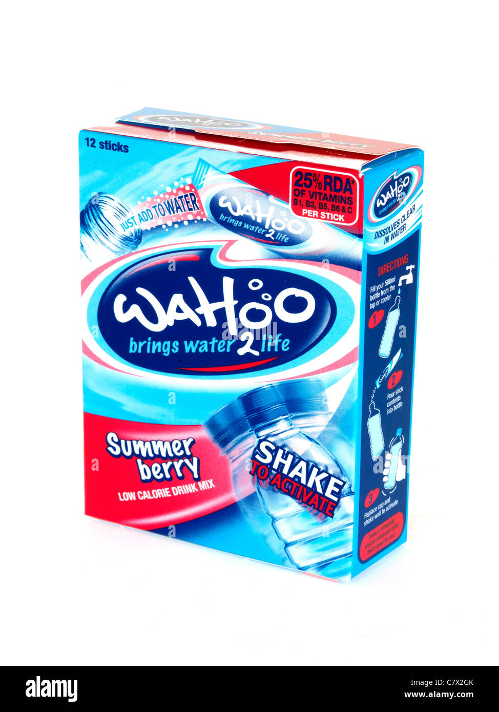 Wahoo Summer Berry Drink Mix Stock Photo Alamy