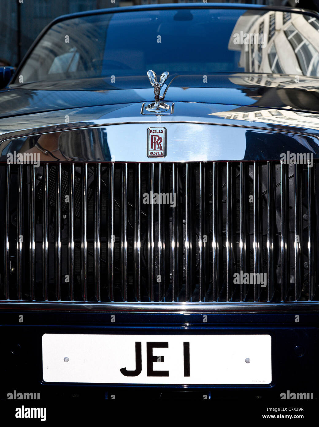 The 9.0l V16 equipped Rolls Royce Phantom Coupe that is used in the movie  Johnny English Reborn at The Empire, Leicester Square Stock Photo - Alamy