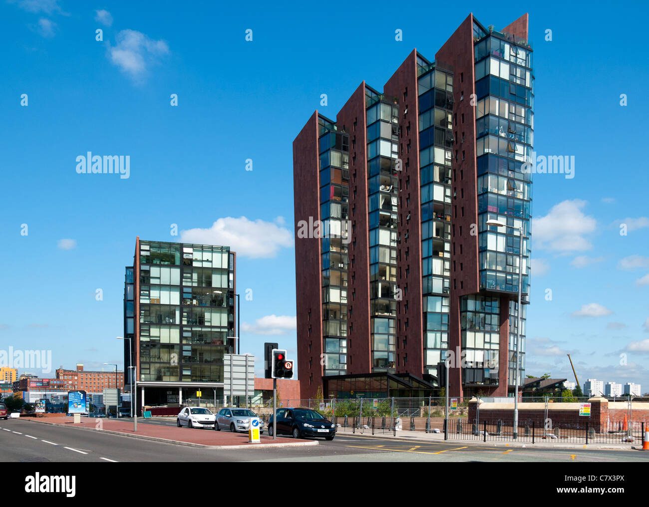The Islington Wharf apartment block, Great Ancoats Street, Ancoats, Manchester, England, UK Stock Photo