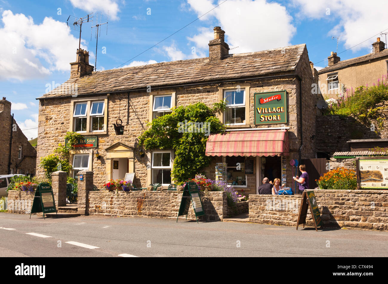 The village store at Muker in Swaledale in North Yorkshire , England