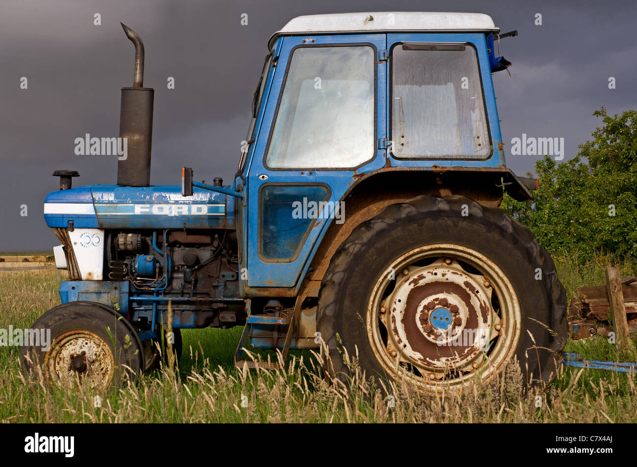 Ford tractor Stock Photo