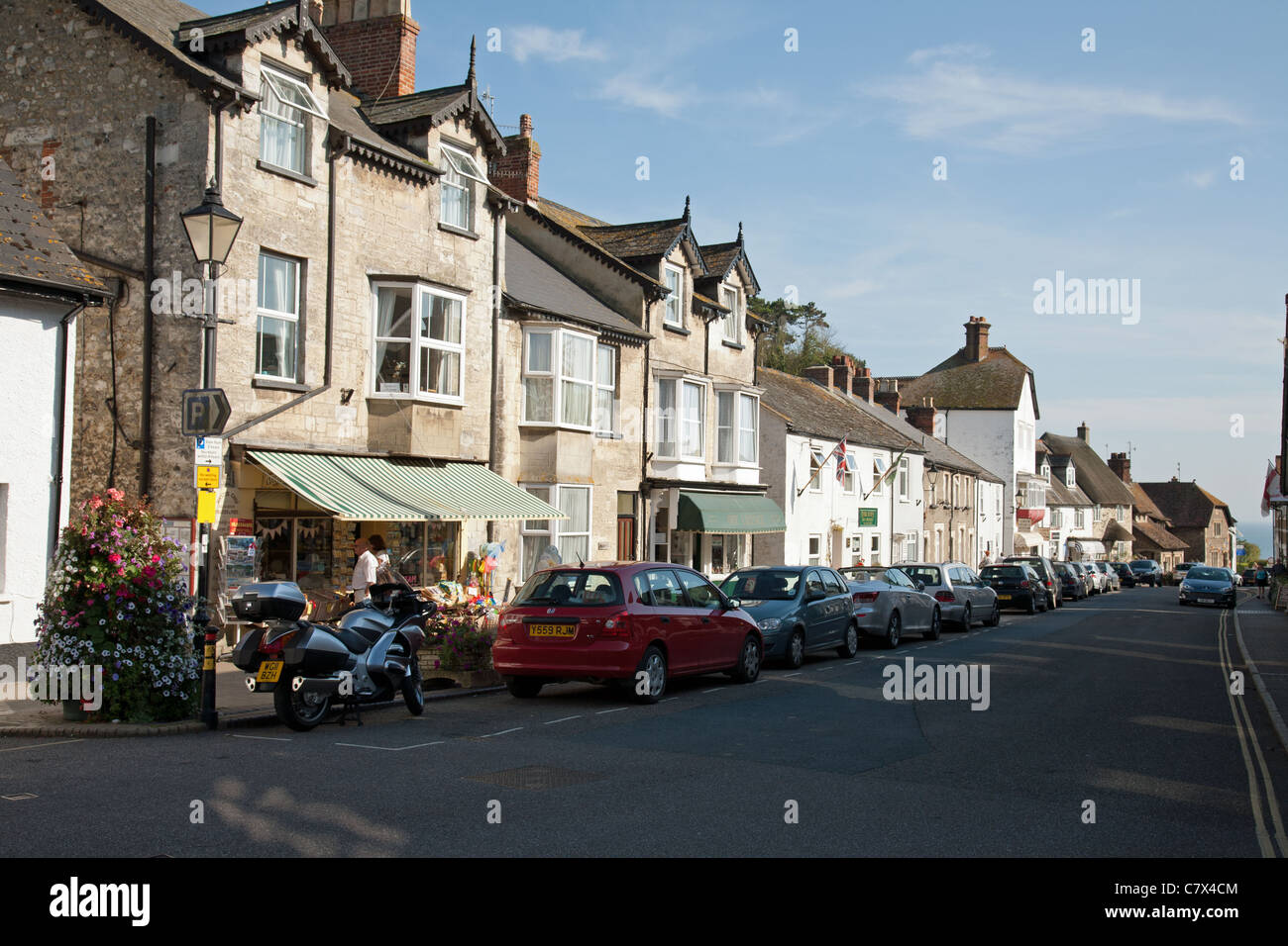 The village of Beer in Devon Stock Photo Alamy