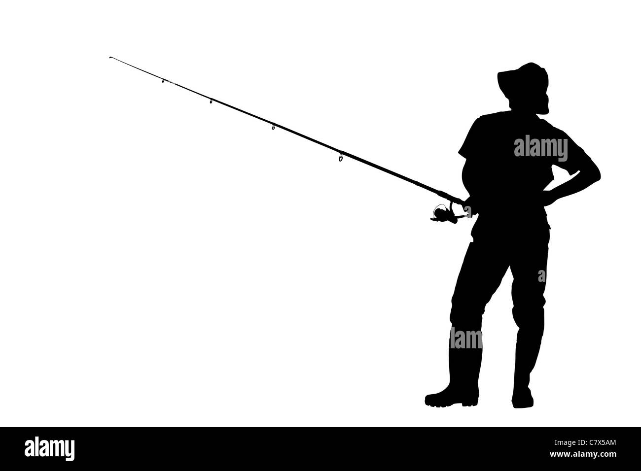 Fishing pole studio hi-res stock photography and images - Alamy