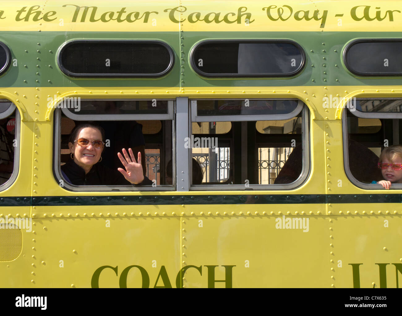 New York Transit Museum bus Stock Photo