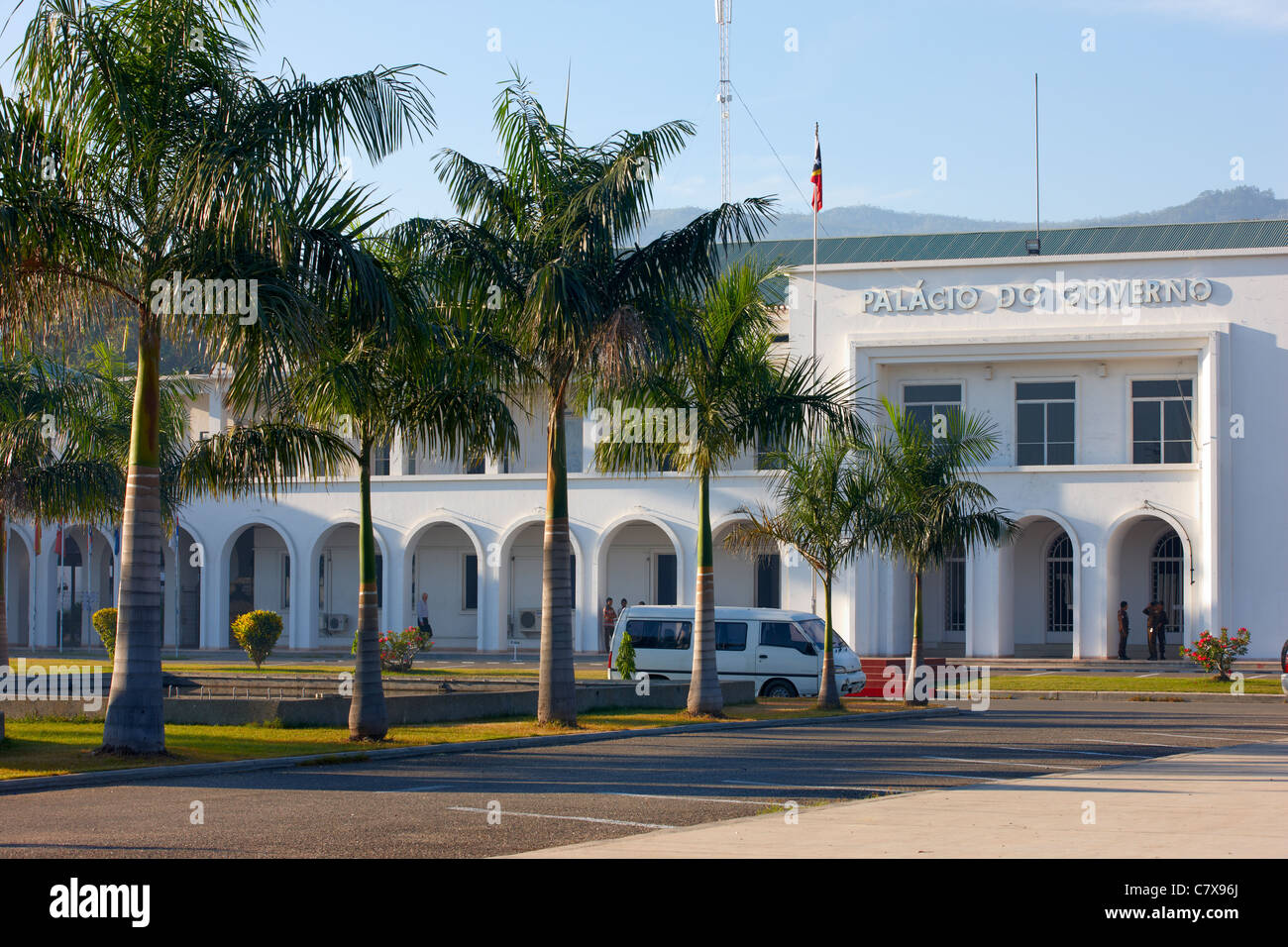 Palacio de Gobierno, Dili, Timor-Leste (East Timor), Asia Stock Photo