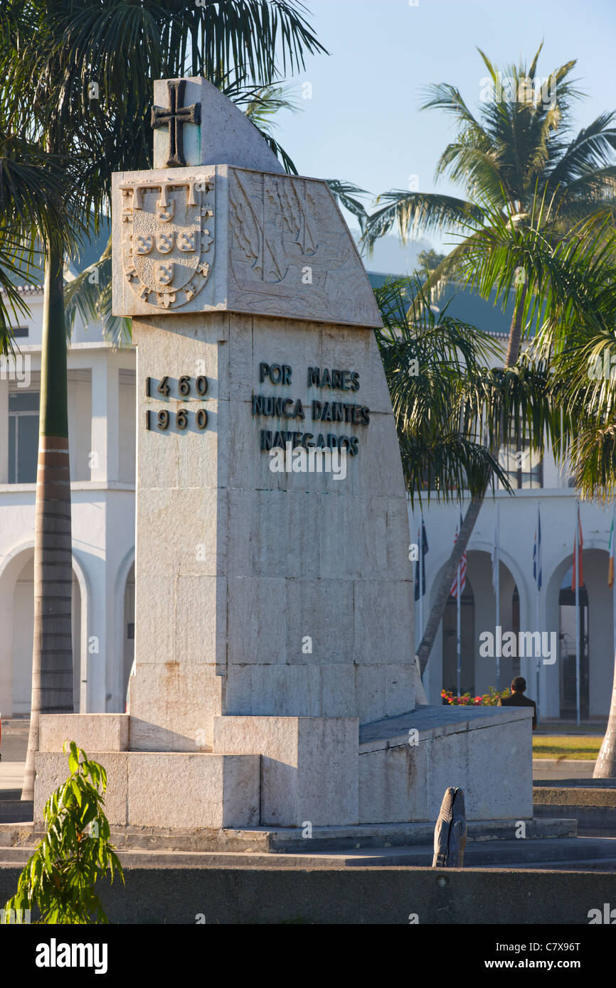 "Prince Henry the Navigator" Monument, Palacio de Gobierno, Dili, Timor-Leste (East Timor), Asia Stock Photo