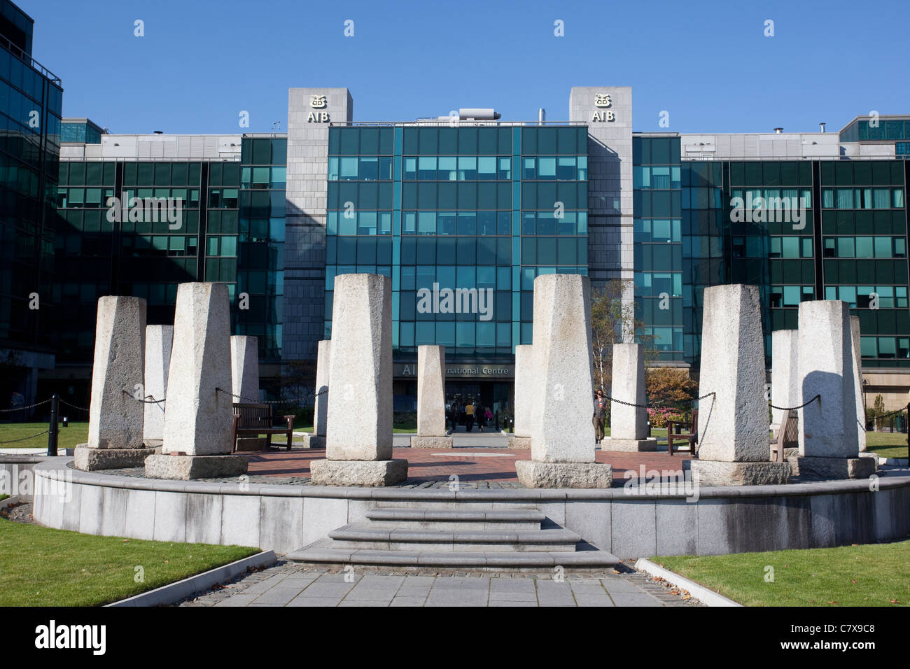 AIB Allied Irish Bank International Centre Headquarters, AIB Capital  Markets at Custom House Quay, Dublin, Ireland Stock Photo - Alamy