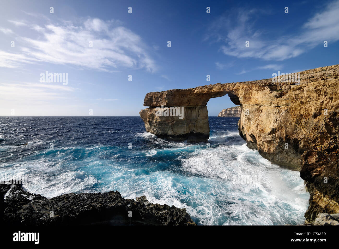 The azure window stock photo alamy