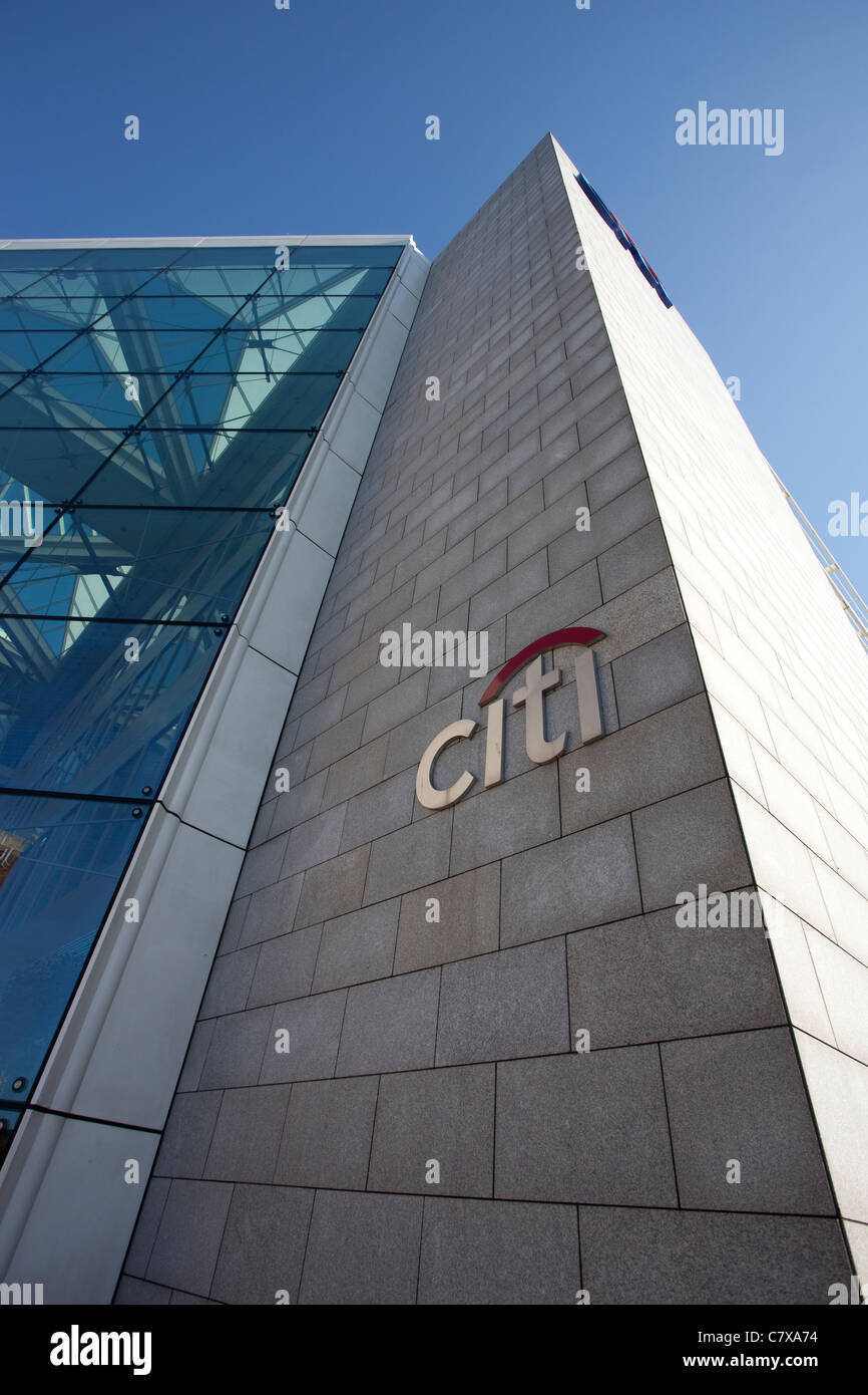 CitiBank Corporate Headquarters on the River Liffey, Dublin, Ireland. Photo:Jeff Gilbert Stock Photo