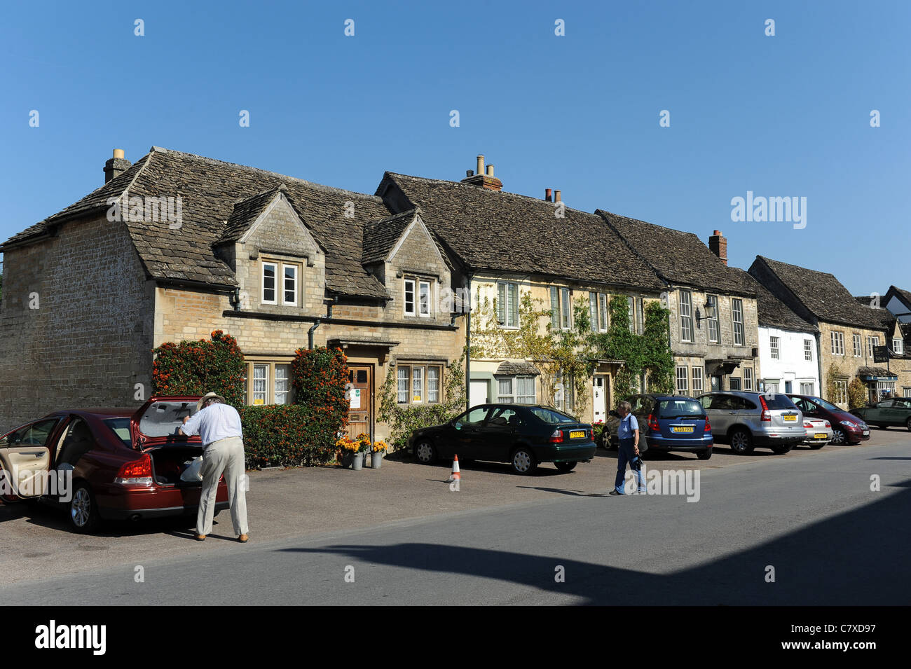 The Village of Lacock Wiltshire Uk Stock Photo