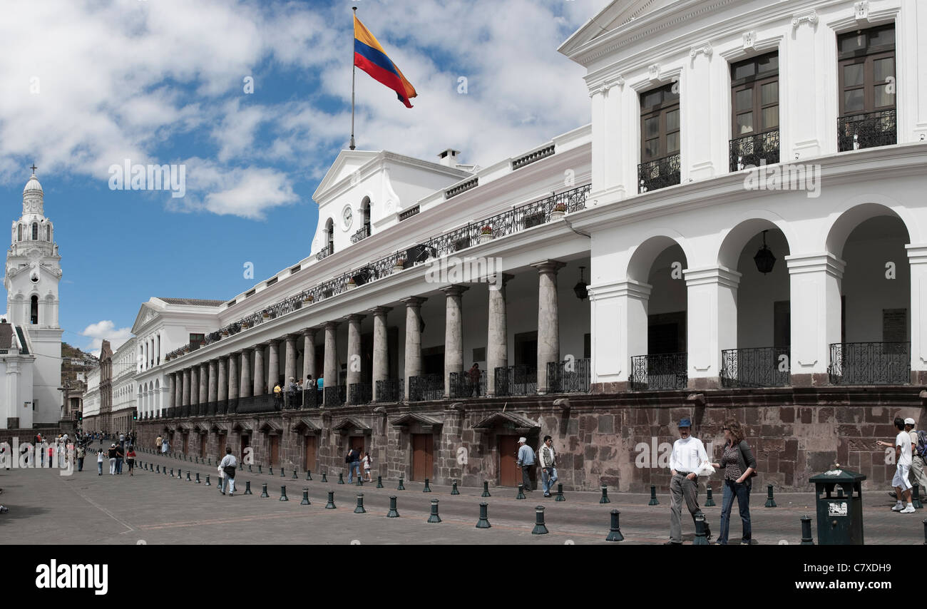 Presidential Palace, Quito Ecuador Stock Photo