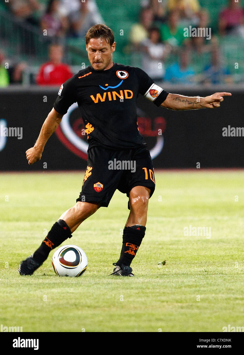 Vasas vs. AS Roma (0:1) friendly game Stock Photo