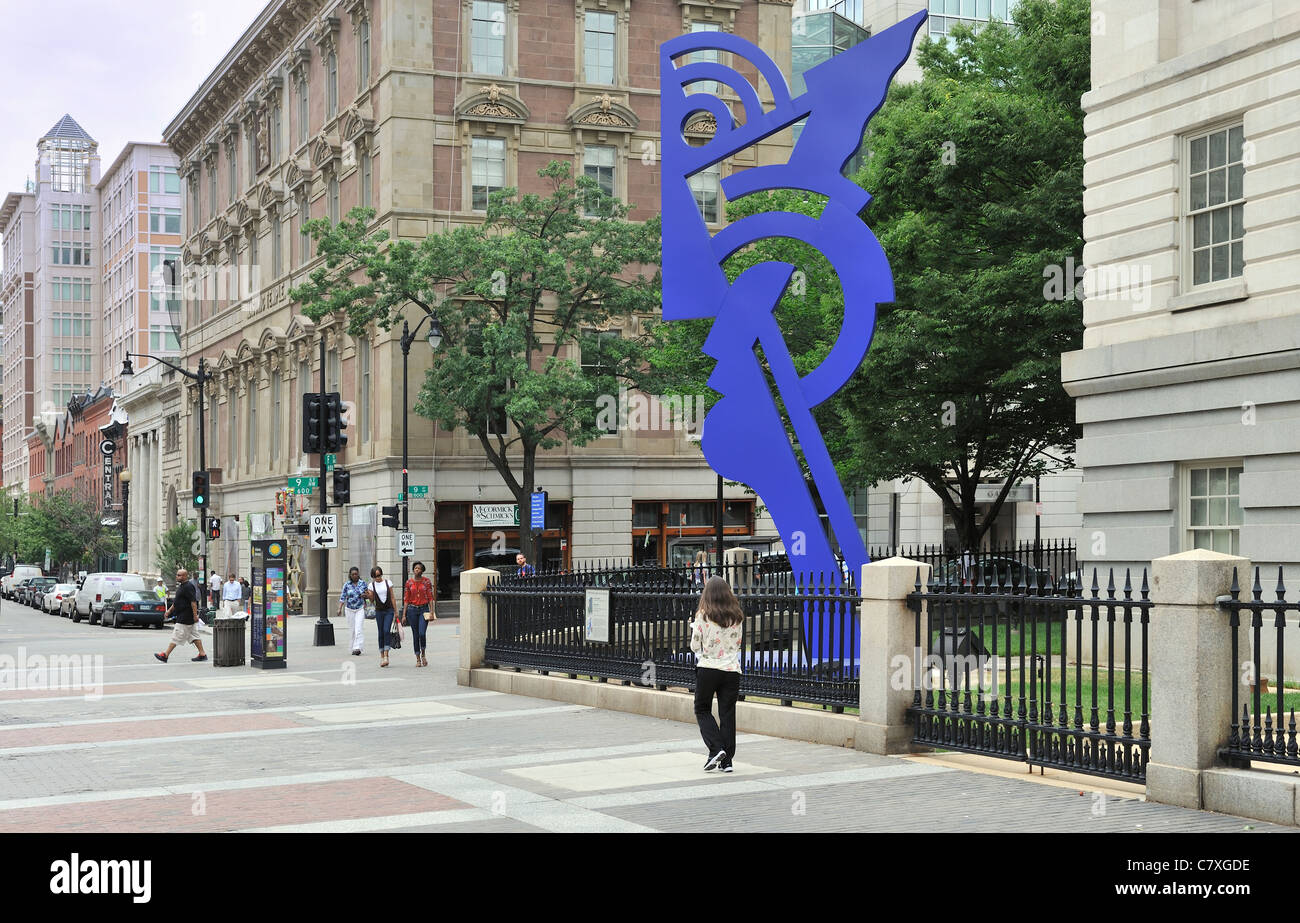 Gallery Place, F St. NW, Washington DC, USA by the Donald W. Reynolds Center for American Art