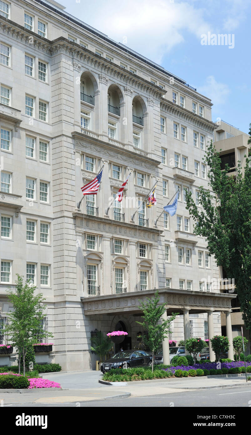 The Hay Adams Hotel near the White House, Washington DC, USA Stock