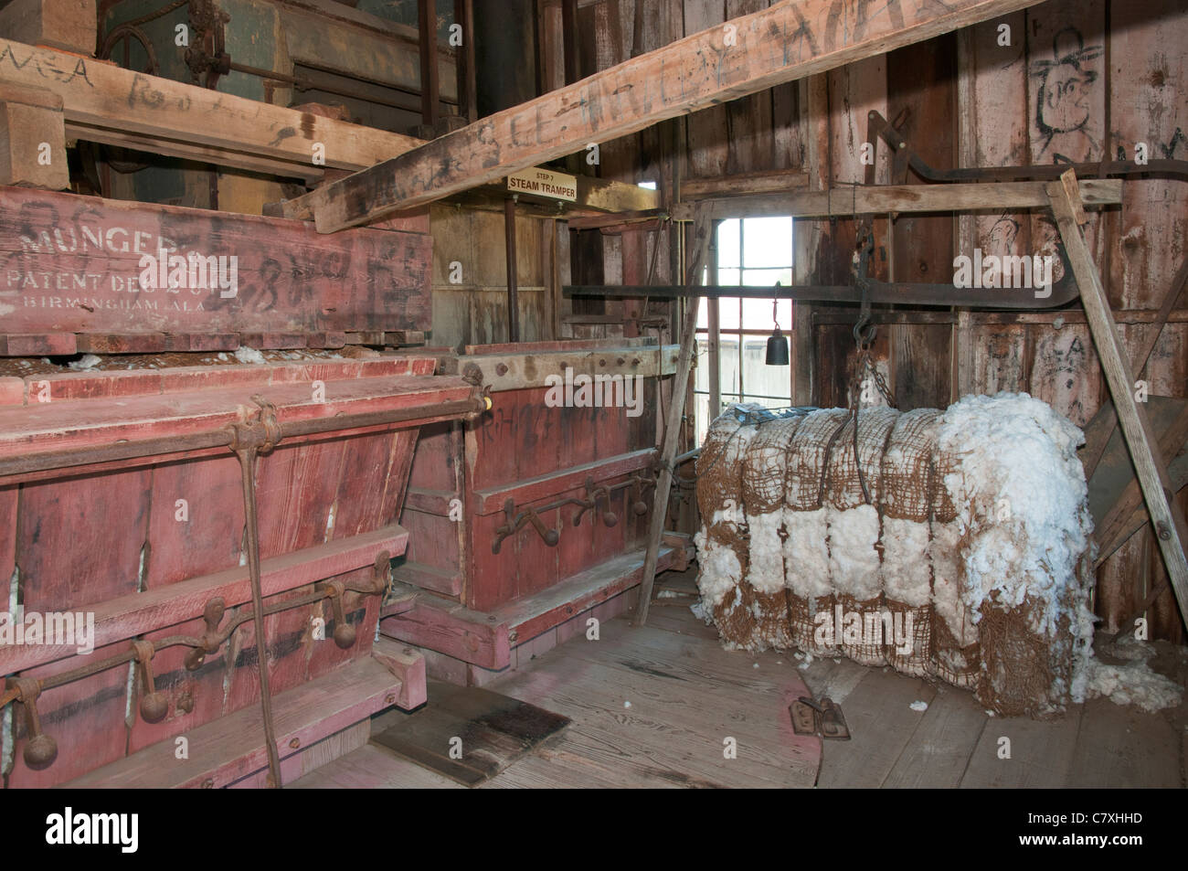 Louisiana, Frogmore, Frogmore Plantation and Gins circa 1815, steam