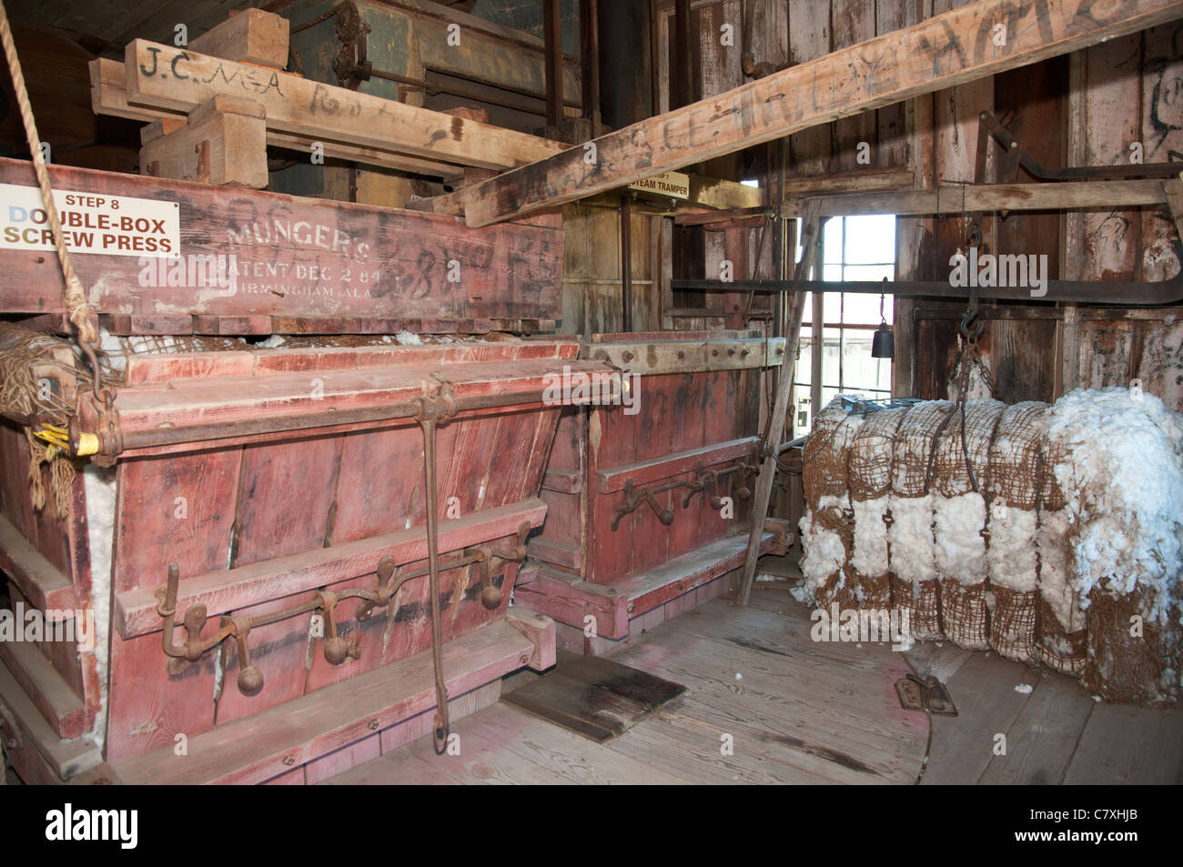 Louisiana, Frogmore, Frogmore Plantation and Gins circa 1815, steam