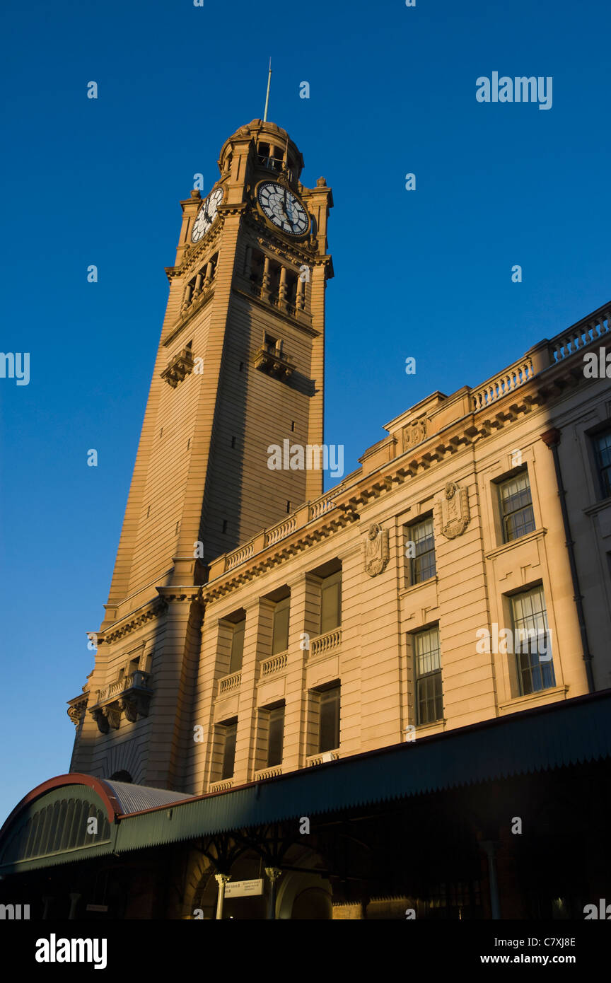 Station clock tower Victorian era architecture Stock Photo Alamy