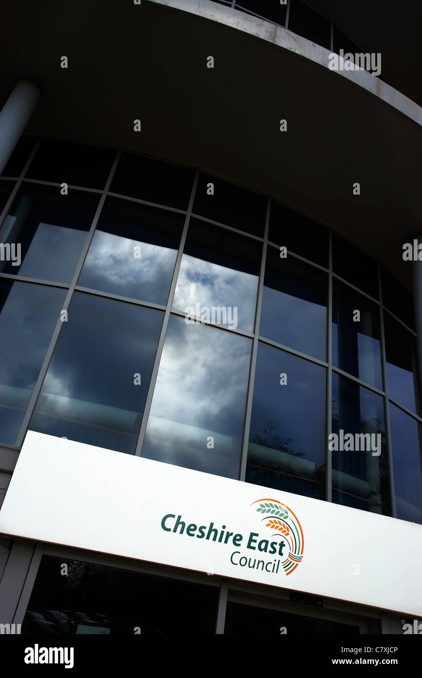 Cheshire East Council headquarters in Sandbach Cheshire UK Stock Photo ...