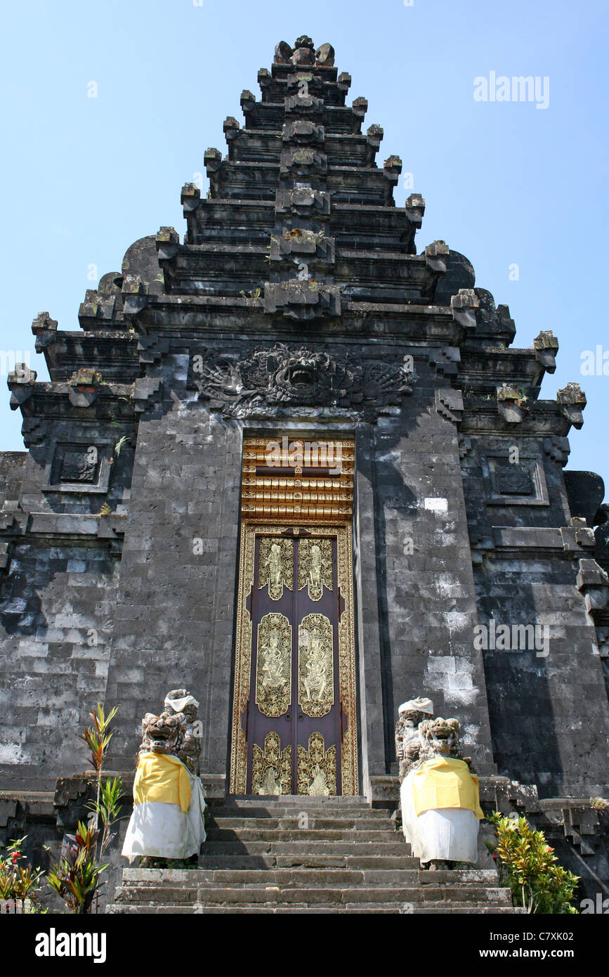 The Meru Structure or Pura Penataran Agung, Besakih Mother Temple, Bali Stock Photo