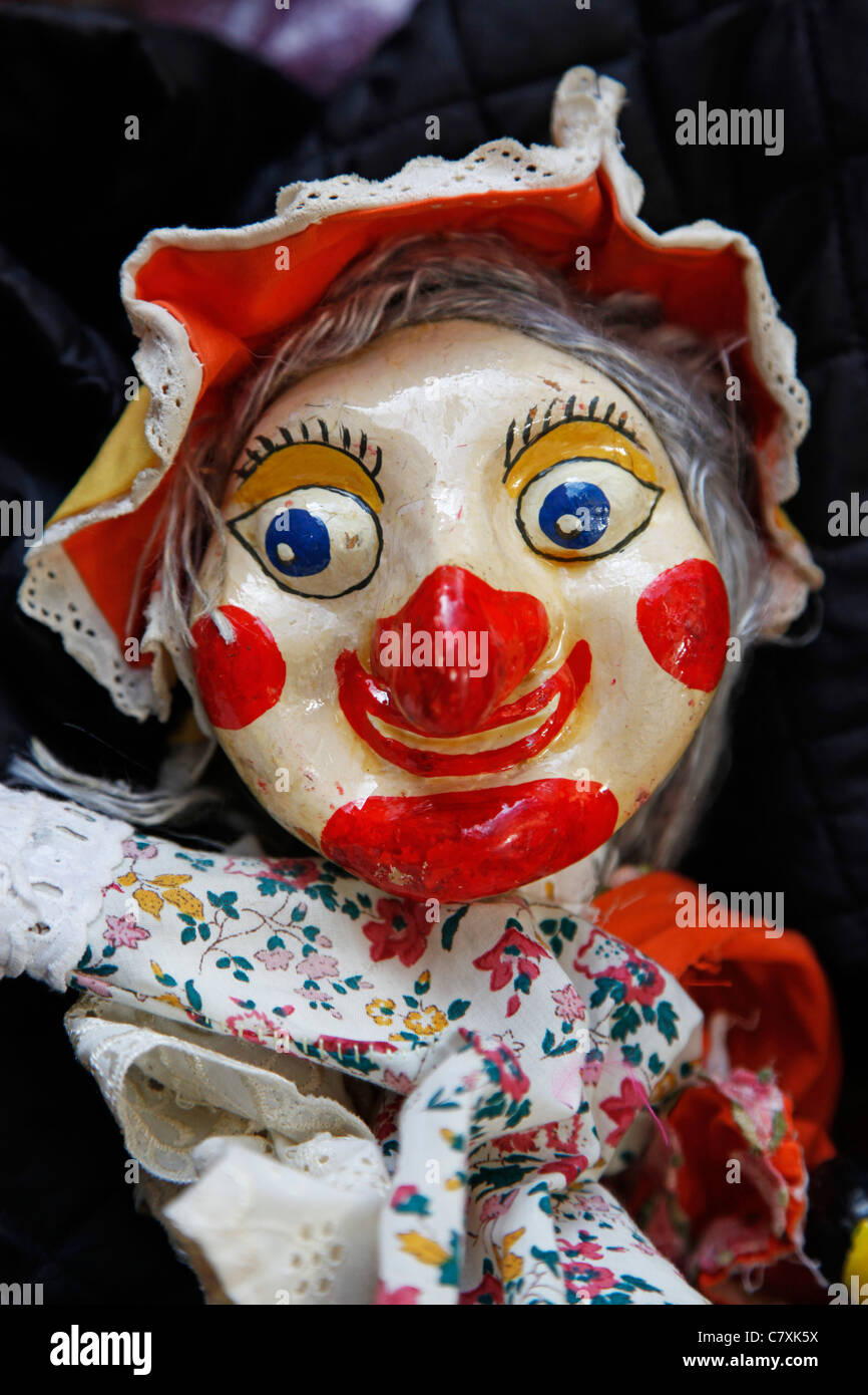 Judy Puppet from Punch and Judy Show Stock Photo