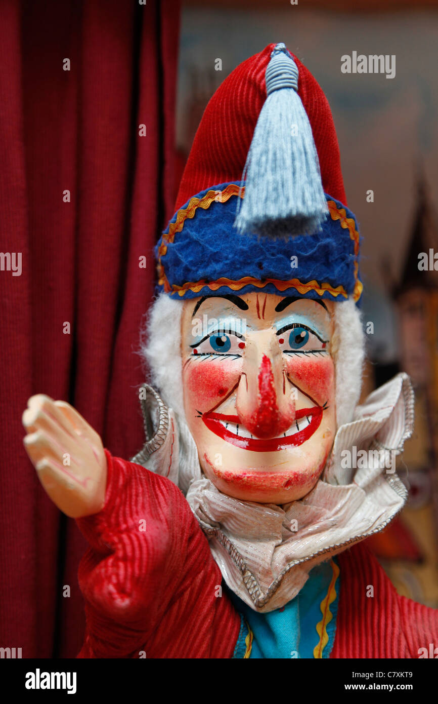 Punch and Judy Show at the Covent Garden Punch & Judy Festival in London Stock Photo