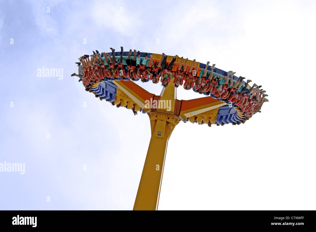 Spinning wheel at Cedar Point Park in Ohio Stock Photo Alamy
