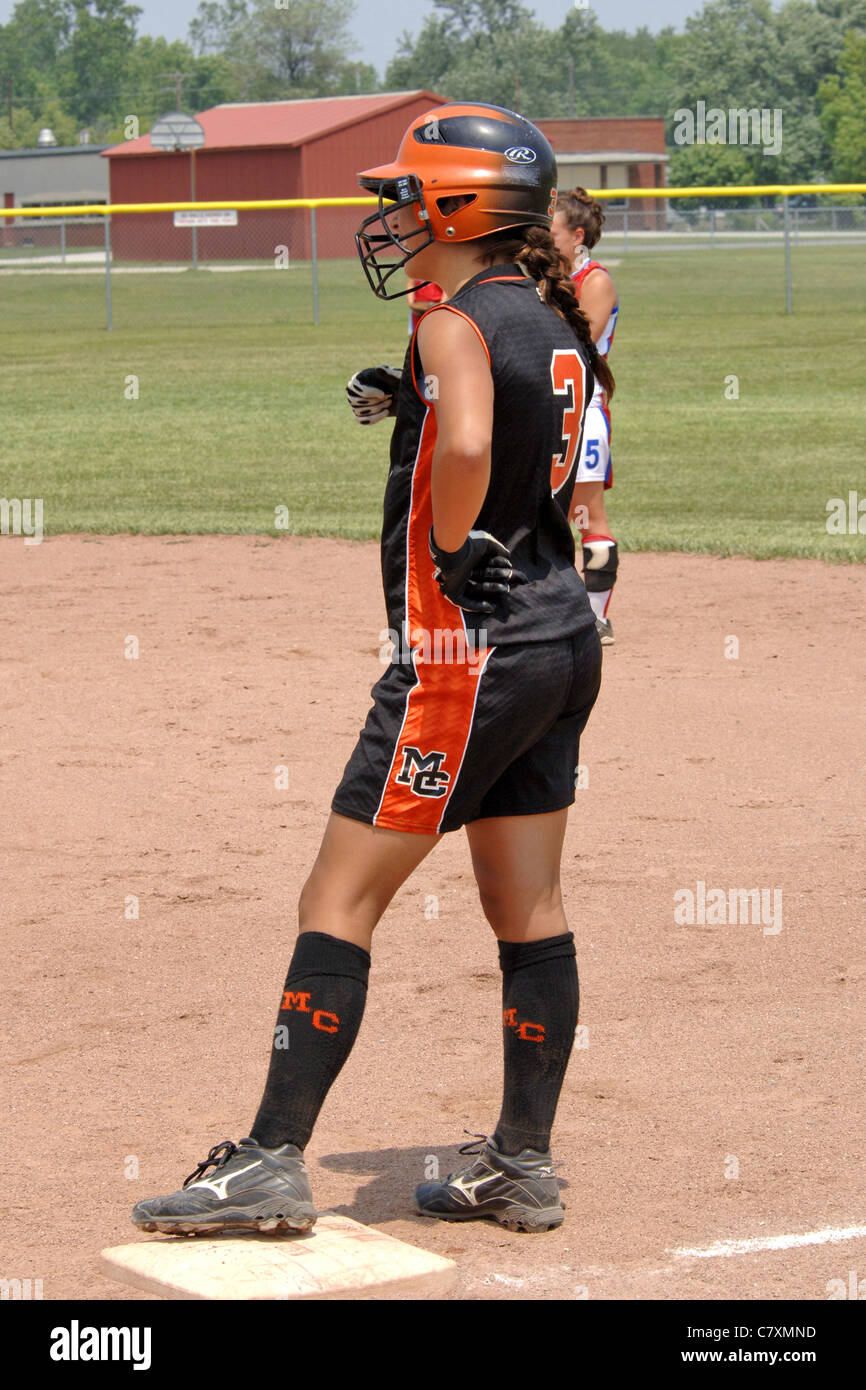 Softball high school team hires stock photography and images Alamy
