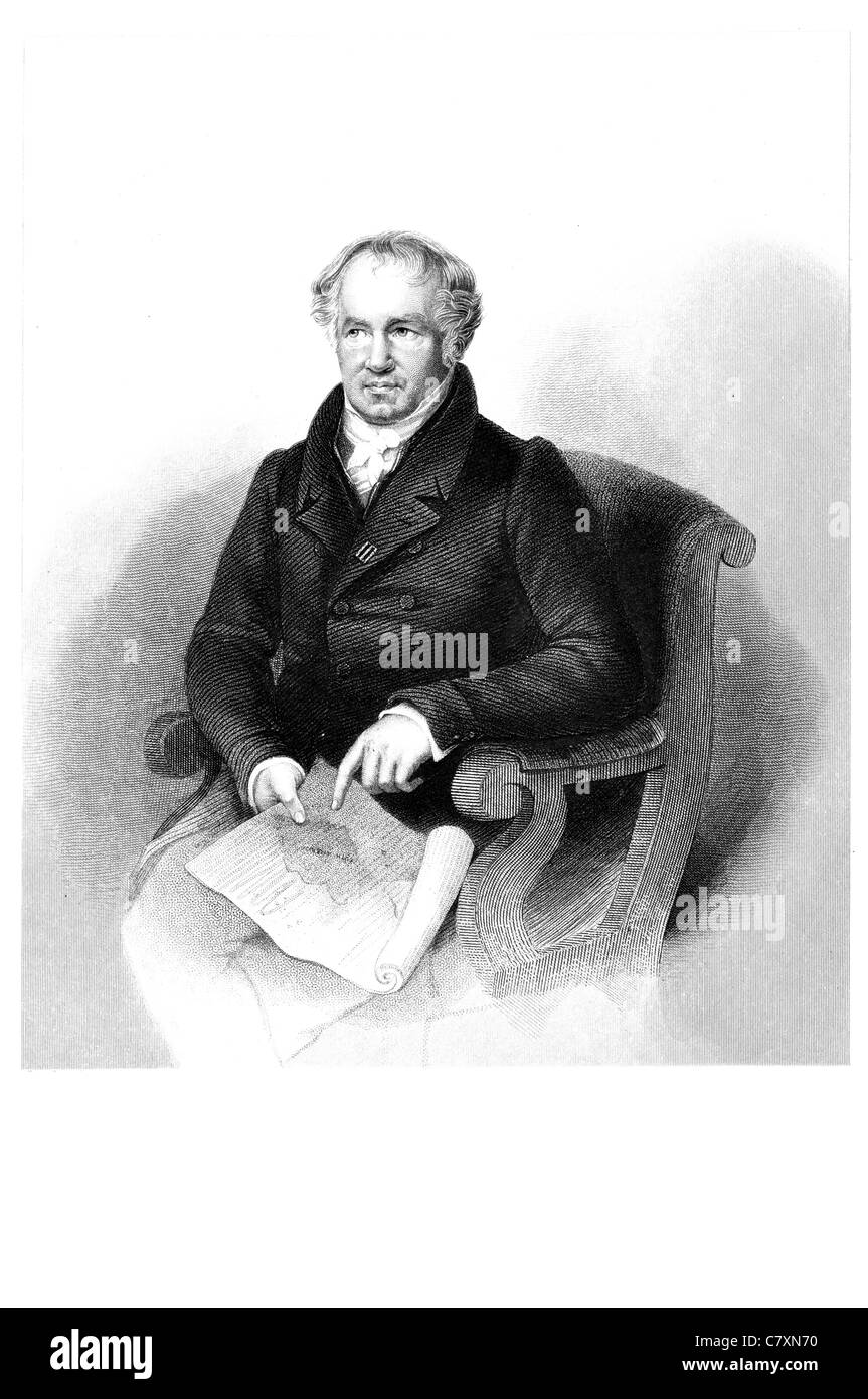 Friedrich Wilhelm Heinrich Alexander Freiherr von Humboldt 1769 1859 German naturalist explorer philosopher linguist Stock Photo