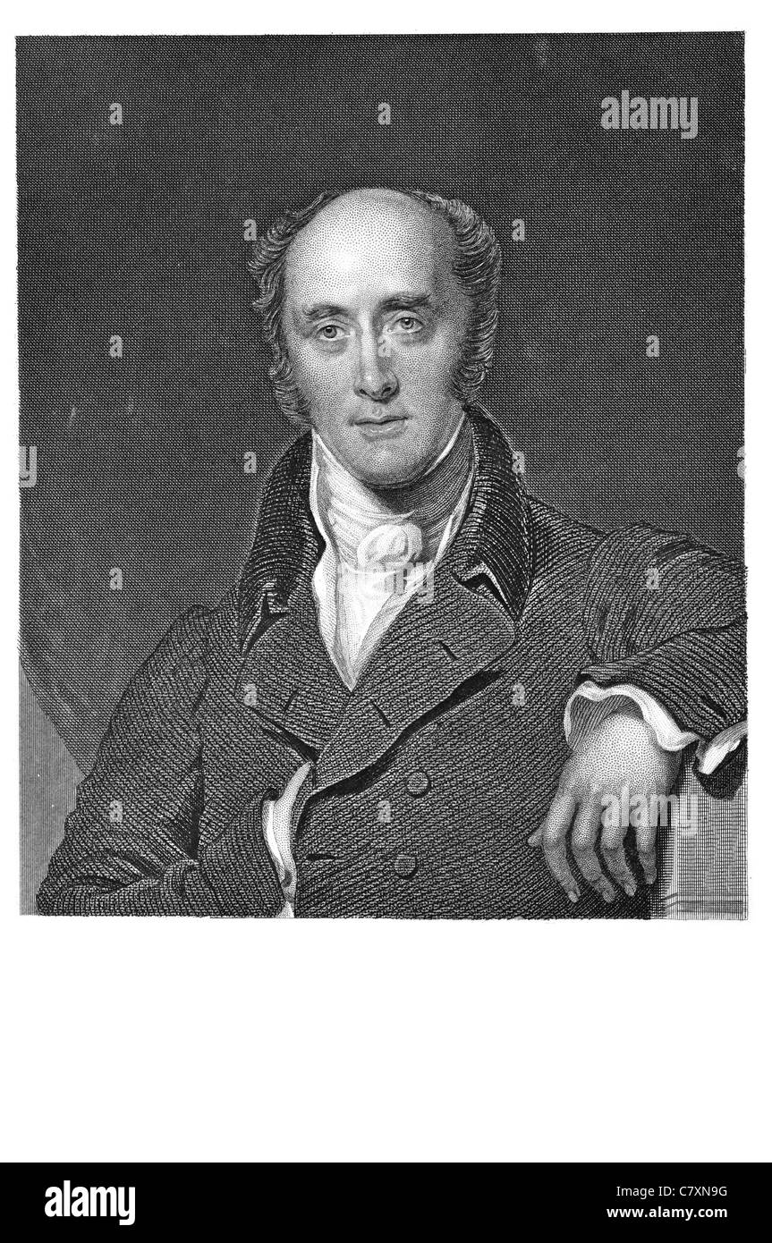 Charles Grey 2nd Earl KG PC 1764 1845 Viscount Howick Prime Minister United Kingdom Whig Party British government Stock Photo