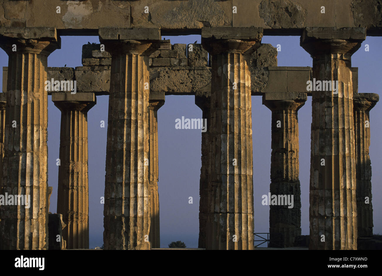 Italy, Sicily: Selinunte Greek Temple Stock Photo - Alamy