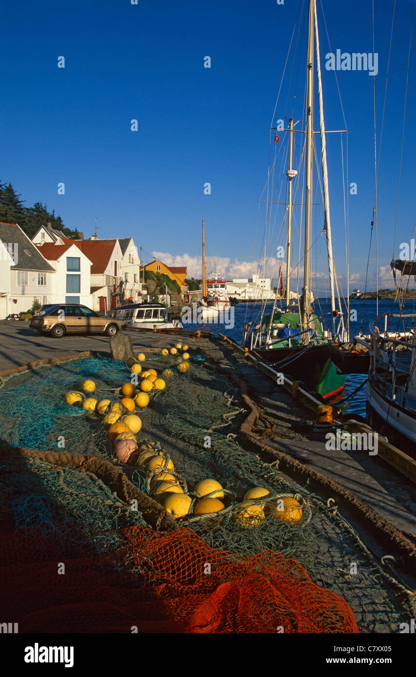 Harbour of  Skudeneshavn Stock Photo