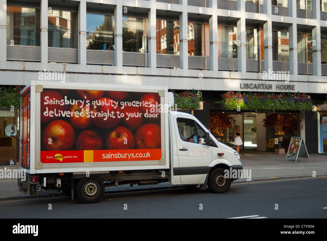 Delivery Sainsburys Stock Photos & Delivery Sainsburys Stock Images Alamy