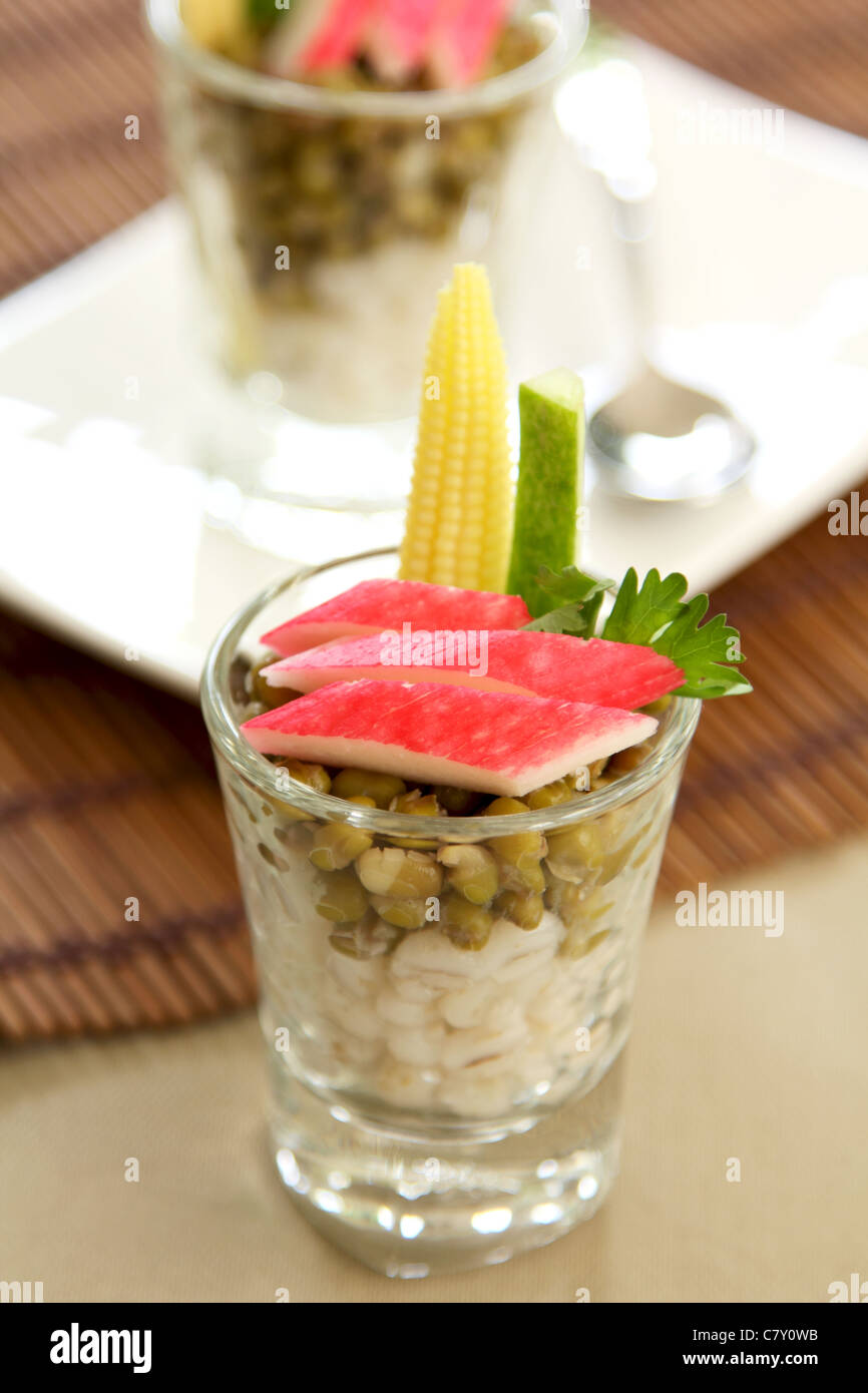 Crab stick appetizer Stock Photo Alamy