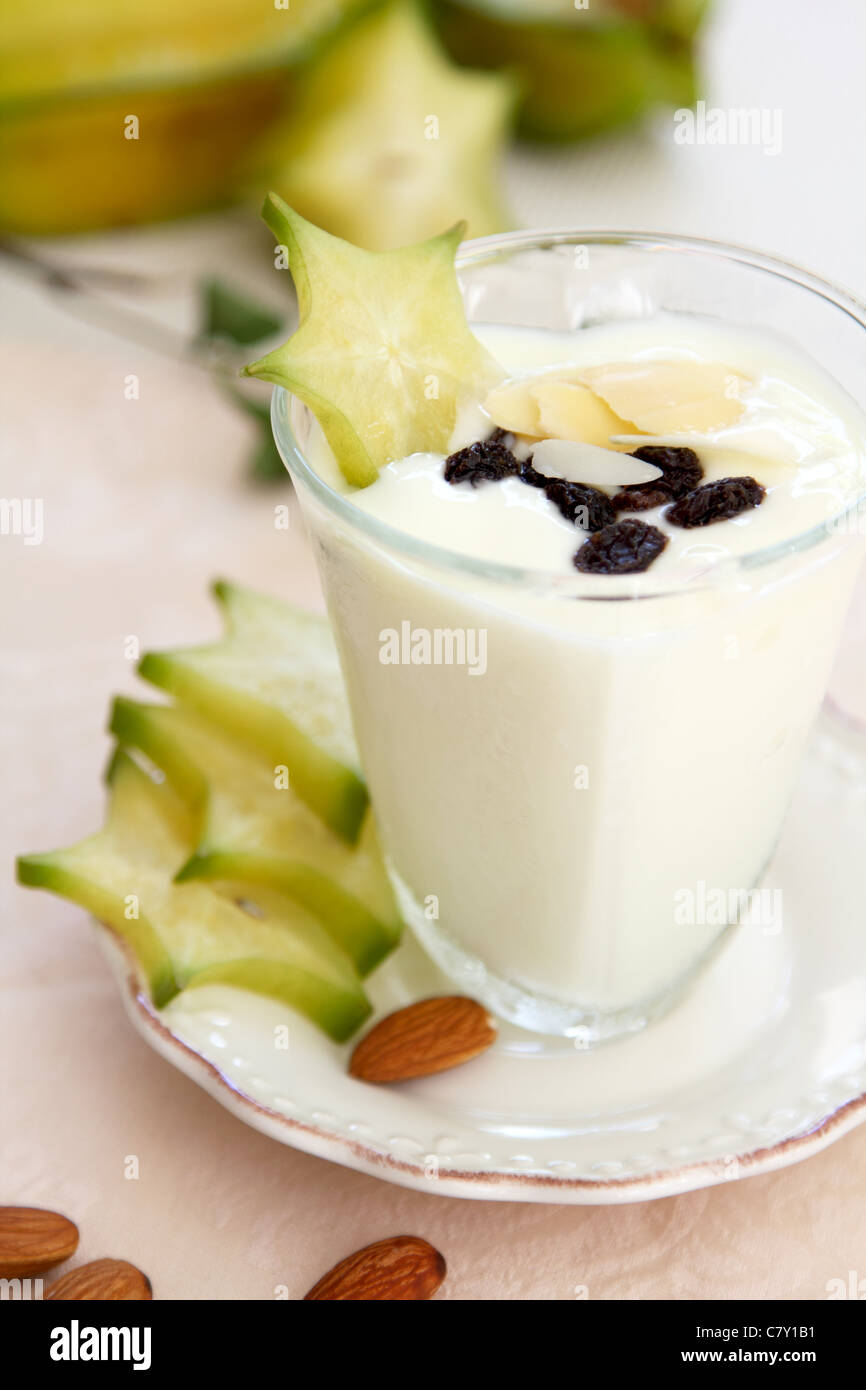 Almond yogurt hires stock photography and images Alamy