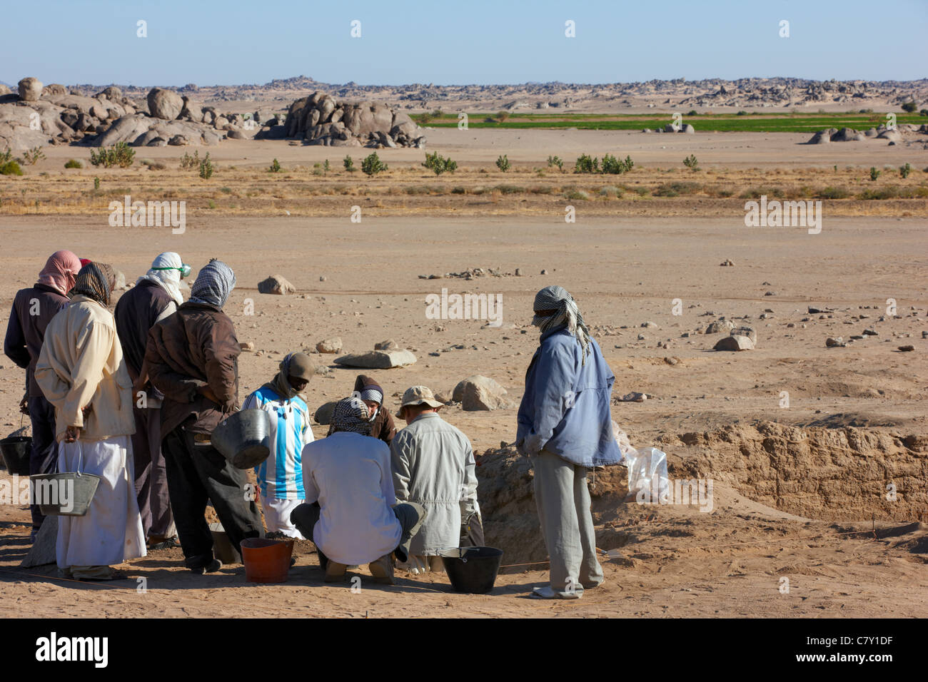 Tumbus Archaeological Site, Northern Sudan, Africa Stock Photo
