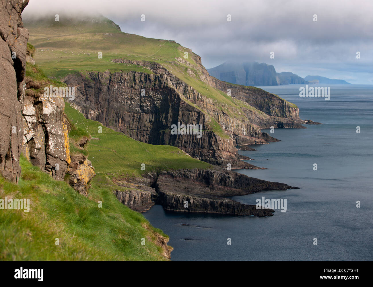 Mykines, Faroe Islands Stock Photo