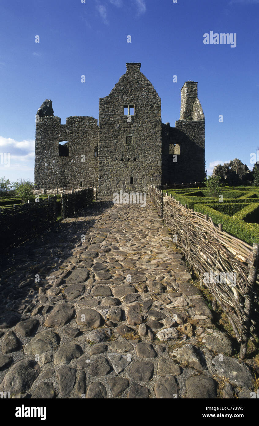 Europe, Ireland, Northern Lakes, Tully Castle Stock Photo