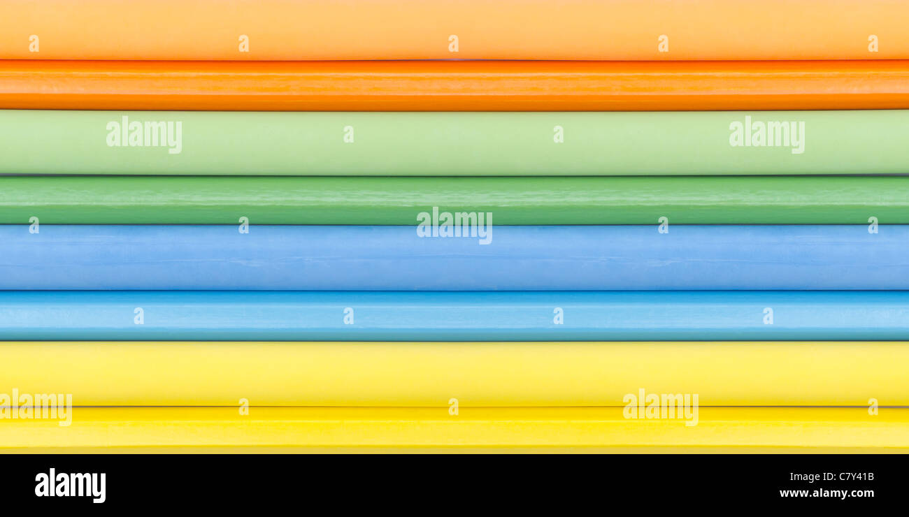 Pencils and Chalks Background Stock Photo