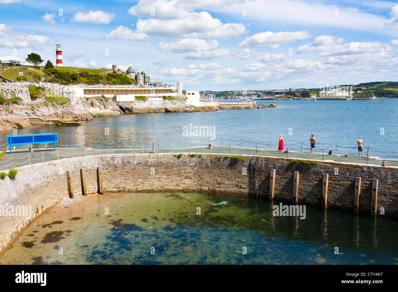 Harbour at West Hoe Plymouth Devon England UK Stock Photo Alamy