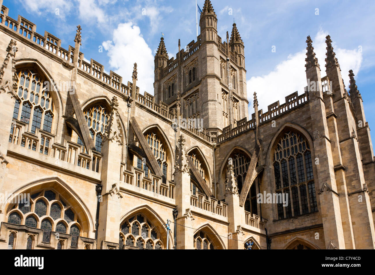 Bath Abbey Somerset England UK Stock Photo Alamy