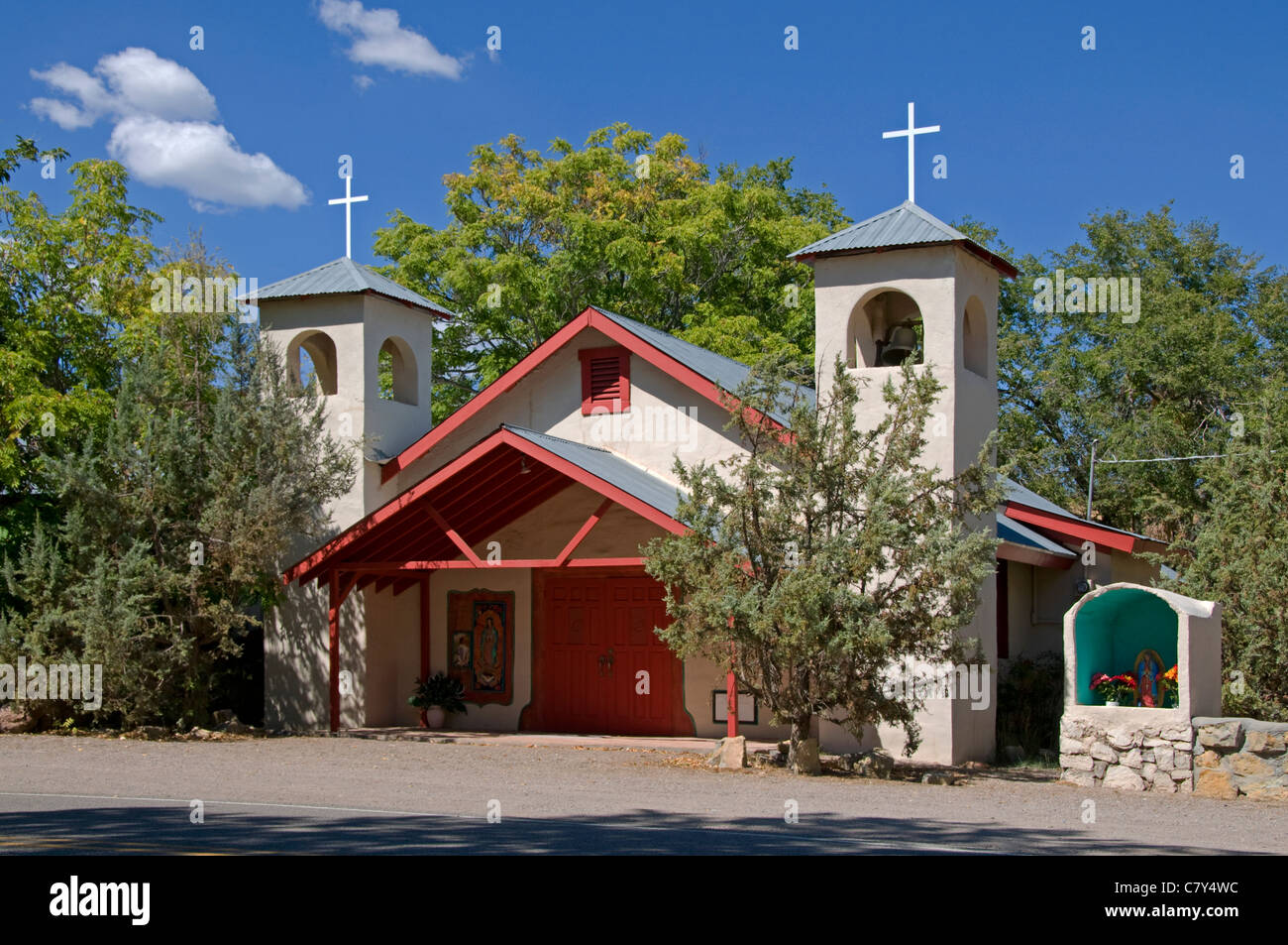 Church Hillsboro NM New Mexico Stock Photo Alamy